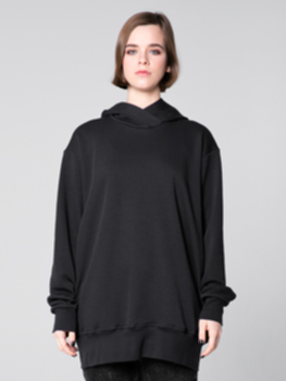 Худи оверсайз женское "Черный" ХУД-Ж-ЧЕРН2 (размер 44) - Наш новый бренд: Кинкло, Kinclo - интернет гипермаркет детской одежды Смартордер